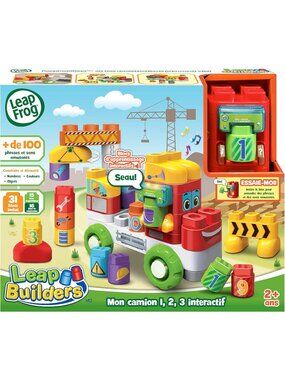 Leapfrog Leap Builders Block 123 Fix-It Truck (French Version) 2 Ans+ New in Box